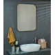 Κρεμαστός Καθρέπτης Iron Curved Angle 60x80 εκ. Ορθογώνιος Gold Mat (Χρυσό Ματ) Κρεμαστός Καθρέπτης Iron Curved Angle 60x80 εκ. Ορθογώνιος Gold Mat (Χρυσό Ματ)